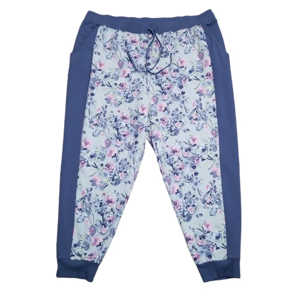 Vera Bradley Women's Floral Active French Terry Jogger Pants‎ Size 3XL NWOT